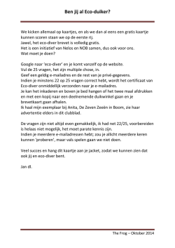 Het zal wel aan mij liggen