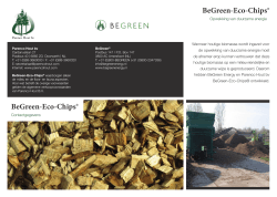 BeGreen-Eco-Chips - Parenco Hout bv