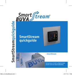 SmartStream Quickguide