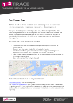GeoChaser Eco - KMDeclaratie.nl