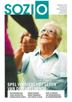 Interview met Lia van Doorn in vakblad Sozio, juni 2014