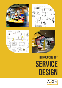 AgO brochure Introductie tot service design