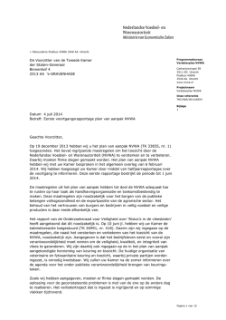 Eerste voortgangsrapportage plan van aanpak