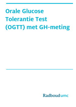 Orale Glucose Tolerantie Test (OGTT) met GH-meting