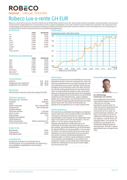 Robeco Lux-o-rente GH EUR