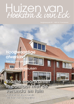 Brochure - Hoekstra en van Eck