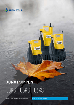 U3 - U5 - U6 - Jung Pumpen
