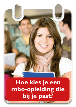 Hoe kies je een mbo-opleiding die bij je past?