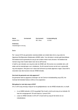 een brief - Gemeente Oosterhout