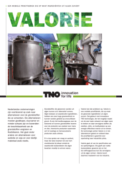 een mobiele proeffabriek die op maat ingredi&euml;nten uit algen