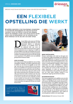 Een flexibele oplossing die werkt