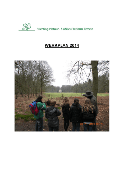 werkplan NMP 2014 - en MilieuPlatform Ermelo