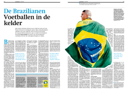 Artikel: Voetballen in de kelder (Friesch Dagblad)