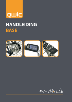 HANDLEIDING BASE - Steenvoorden Tweewielers