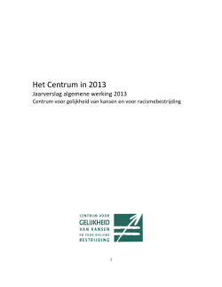 Jaarverslag algemene werking 2013 (Pdf)