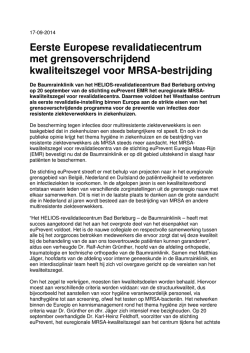 Eerste Europese revalidatiecentrum met grensoverschrijdend