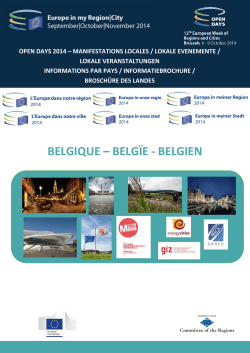 BELGIQUE – BELGÏE - BELGIEN - European Commission
