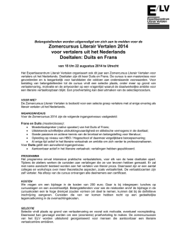 dit document - Nederlands Letterenfonds
