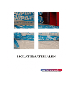 isolatiematerialen