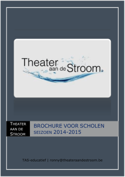 downloaden (PDF, 1MB). - Theater aan de Stroom