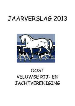 JAARVERSLAG 2013