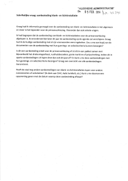2014-02-05-vraagKristofDevos-Aanbesteding klank