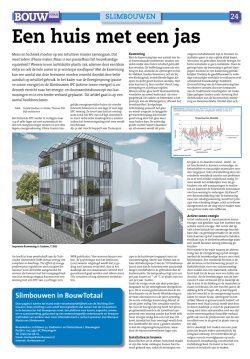 Een huis met een jas