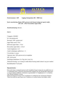 Dossiernummer: 1409 Ligging: Rooigemlaan 482 &ndash; 9000