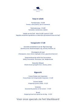 menu - Strandhotel Nassau Bergen