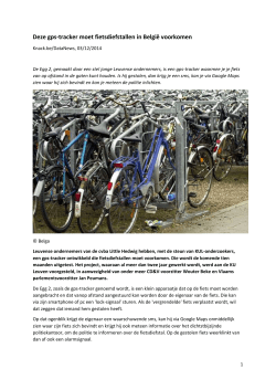 GPS-tracker fietsdiefstallen (PDF bestand)