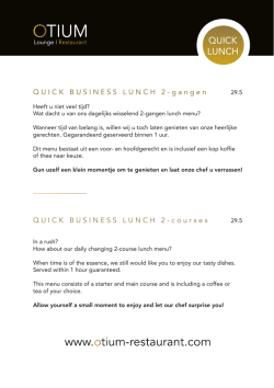 downloaden - OTIUM Restaurant