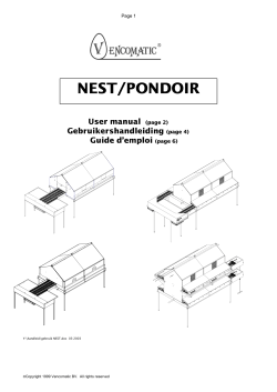 NEST/PONDOIR User manual (page 2)