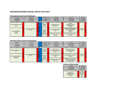jaarindeling 2014-2015