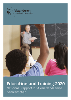 Education and training 2020