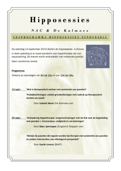 Download de folder - Nationaal Agrarisch Centrum