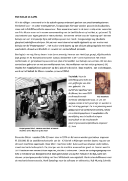 Het NatLab en ASML - 100 jaar Philips Nat.Lab.