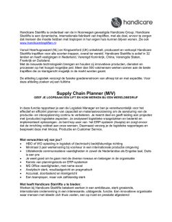 Supply Chain Planner, fulltime te Heerhugowaard