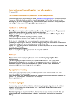Informatie over financi&euml;le zaken voor pleegouders