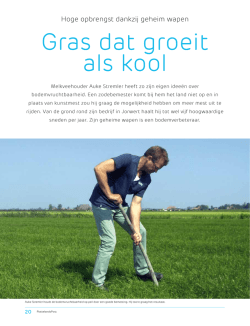 Gras dat groeit als kool
