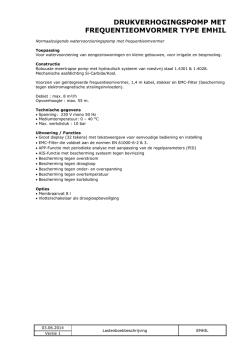 drukverhogingspomp met frequentieomvormer type emhil