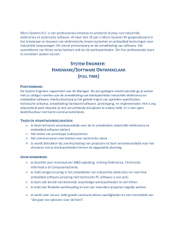 vacature system engineer MBO