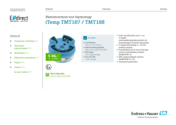iTemp TMT127 / 187 and TMT128 / 188 - E-direct