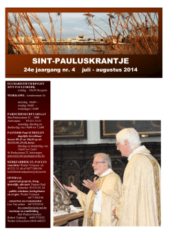de uitgave 2014 juli-augustus - Sint