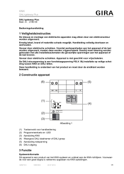 1 Veiligheidsinstructies 2 Constructie apparaat 3 Functie