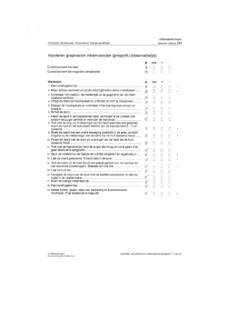 Injecteren griepvaccin intramusculair (griepprik