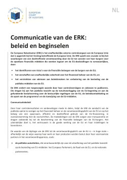 NL Communicatie van de ERK: beleid en beginselen