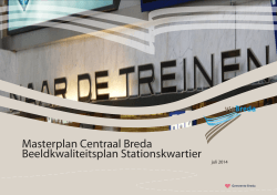 Masterplan Centraal Breda Beeldkwaliteitsplan