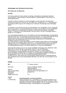 Duits VWO 2014-2016 - Open Schoolgemeenschap Bijlmer
