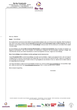 Brief Belgische gepensioneerde arbeider Bouw