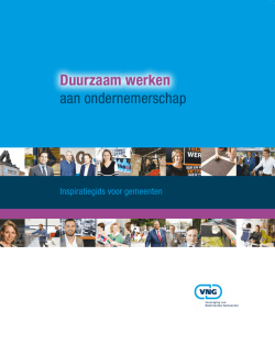 Inspiratiegids duurzaam werken aan ondernemerschap